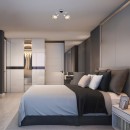 Rabalux 5347 prisadené bodové svietidlo Tamara 2x40W | E14 - chróm, dymové sklo