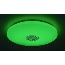 Rabalux 5365 LED stropnica Ophelia 1x40W | 3200lm | 3000-6500K | RGB - stmievateľné, diaľkové ovládanie, časovač, nočné osvetlenie,Wi-Fi, hviezdny efekt, chróm, biela