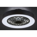Rabalux 5419 LED stropné svietidlo s ventilátorom Adonias 1x35W | 1600lm | 3000-6000K- diaľkové ovládanie, nastaviteľnosť teploty osvetlenia, časovač, stmievateľné, čierna