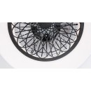 Rabalux 5419 LED stropné svietidlo s ventilátorom Adonias 1x35W | 1600lm | 3000-6000K- diaľkové ovládanie, nastaviteľnosť teploty osvetlenia, časovač, stmievateľné, čierna