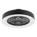Rabalux 5419 LED stropné svietidlo s ventilátorom Adonias 1x35W | 1600lm | 3000-6000K- diaľkové ovládanie, nastaviteľnosť teploty osvetlenia, časovač, stmievateľné, čierna