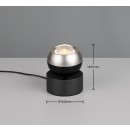 Trio SELECT  544410107  LED stolná lampička ORBIT  | 5W integrovaný LED zdroj | 500lm | 2300+3000+4000K
