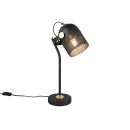 Trio T548200132 stolná lampička MIXA  | 10W E27 | vypínač | čierna
