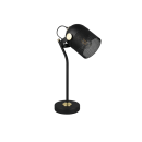 Trio T548200132 stolná lampička MIXA  | 10W E27 | vypínač | čierna