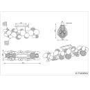 Trio SELECT  T617400879 prisadené stropné svietidlo BUBBLE   G9