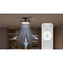 Philips 8721103096081 LED ventilátor s osvetlením Atlas  | 35W integrovaný LED zdroj | 4500lm | 2700-6500K | stmievač | diaľkové ovládanie | chróm