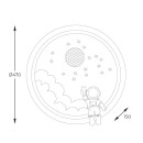 Zuma Line MX4020-1-DWD LED prisadené stropné svietidlo FOCUS | 42W integrovaný LED zdroj | 3000+5000K