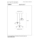 Lucide L104130372 závesné stropné svietidlo YUNKAI  E27