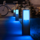 Philips Hue  8721103118455 LED vonkajší stĺpik Turaco  | 8W integrovaný LED zdroj | 1100lm | 2000-6500K | rgb - farebné | stmievač | antracit
