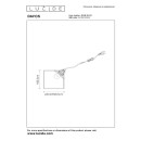 Lucide L105182060 stolná lampička DAVOS  E27