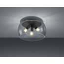 Trio 600600342 prisadené stropné svietidlo Valente 3x60W | E27 | IP20 - antracit