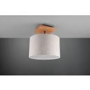 Trio 602100130 prisadené stropné svietidlo Elmau 1x60W | E27 - biela, drevo