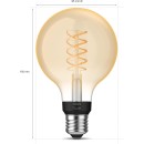 Philips Hue white 8719514343009 LED inteligentná žiarovka | 7W E27 | 550lm | 2100K