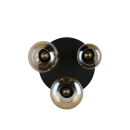 Trio T617030313 prisadené stropné svietidlo LUMINA  | 10W E14 | čierna | dymová