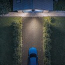 Philips 8721103105493 LED solárne vonkajšie nástenné svietidlo Zyren  | 25W integrovaný LED zdroj | 4000lm | 5000K | biela