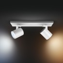 Philips Hue  8720169320475 LED bodové stropné svietidlo Runner  | 2x4,2W GU10 | 3x400lm | 2200-6500K
