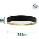 Philips 8720169301337 LED prisadené stropné svietidlo Hanno | 24W integrovaný LED zdroj | 2700lm | 2700K
