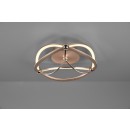 Trio 621210108 LED prisadené stropné svietidlo Charivari 1x20W | 2500lm | 3000K | IP20 - 3 fázové stmievanie, mosadz