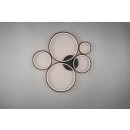 Trio 622610532 LED prisadené stropné svietidlo Rondo 1x49W | SMD | 5600lm | 3000K - 3 fázové stmievanie, matná čierna
