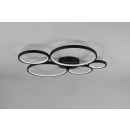 Trio 622610532 LED prisadené stropné svietidlo Rondo 1x49W | SMD | 5600lm | 3000K - 3 fázové stmievanie, matná čierna