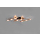 Trio 626410530 LED prisadené stropné svietidlo Bellari 1x36W | 4200lm | 2700-6000K - nastaviteľné, diaľkové ovládanie, stmievateľné, drevo