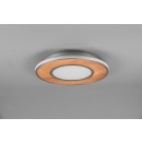 Trio 626610207 LED stropné svietidlo Deacon 1x37W | 4400lm | 2700-6000K - 3 fázové stmievanie, drevo