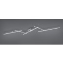 Trio 628410507 LED prisadené stropné svietidlo Arvin 1x22W + 8W | 2600lm | 2700-6500K | RGB - nastaviteľné, diaľkové ovládanie, stmievateľné, oddelené vypínače, matný nikel