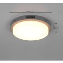Trio T630369142 LED prisadené stropné svietidlo BERMEJO  | 14W integrovaný LED zdroj | 1x1450lm | 2300+3000+4000K | pohybové čidlo | antracit