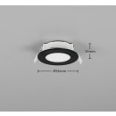 Trio 635110102 LED zapustené svietidlo HIMAL | 4W integrovaný LED zdroj | 450lm | 2700-4000K
