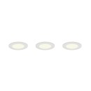 Trio 635110301 LED sada bodových svietidiel HIMAL | 4W integrovaný LED zdroj | 450lm | 2700-4000K