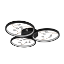 Trio 642110332 LED prisadený luster Groovy 1x30W | 3600lm | 3000K