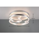 Trio 644110105 LED prisadený luster Marnie | 58W integrovaný LED zdroj | 6800 lm | 3000K