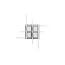 Trio T647810407 LED prisadené stropné svietidlo ROGER | 35W integrovaný LED zdroj