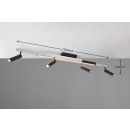 Trio T648310505 LED prisadené stropné svietidlo ZENO  | 12+4x5,5W integrovaný LED zdroj | 4x650lm | 2700-6500K