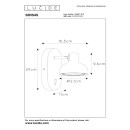 Lucide L309971131 bodové nástenné svietidlo SENSAS GU10/LED