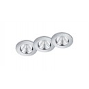 TRIO 650710306 Zagros zápustné svietidlo LED 3x5W 345lm 3000K IP65