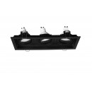Trio 651600332 zápustné bodové svietidlo Kenai 3x15W | GU10 - čierna