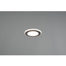 Trio 652310132 LED zápustné stropné svietidlo Aura 1x5W | 450lm | 3000K - čierna