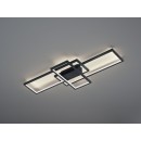 Trio 652610342 LED prisadené stropné svietidlo Thiago 1x36W | 3000lm | 3000-6000K | IP20 | RGBW - srtmívatelné, nastavenie teploty osvetlenie, pamäťová funkcia, diaľkové ovládanie, technológia WIZ, antracit