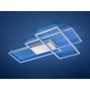Trio 652690307 LED prisadené stropné svietidlo Thiago 1x40W | 3400lm | 3000-6000K | IP20 | RGBW - srtmívatelné, nastavenie teploty osvetlenie, pamäťová funkcia, diaľkové ovládanie, technológia WIZ, nikel