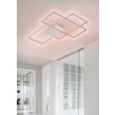 Trio 652690307 LED prisadené stropné svietidlo Thiago 1x40W | 3400lm | 3000-6000K | IP20 | RGBW - srtmívatelné, nastavenie teploty osvetlenie, pamäťová funkcia, diaľkové ovládanie, technológia WIZ, nikel