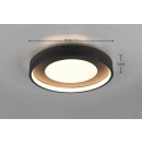 Trio 656610132 LED prisadené stropné svietidlo SOLEA | 36W integrovaný LED zdroj | 4700lm | 3000K