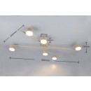 Trio 669000643 prisadené stropné svietidlo CODA | 10W GX53