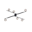 Trio 669000680 prisadené stropné svietidlo CODA | 10W GX53