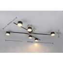 Trio 669000680 prisadené stropné svietidlo CODA | 10W GX53