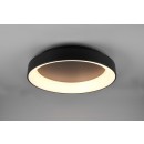 Trio 671290132 LED prisadené stropné svietidlo Girona 1x48W | SMD | 5600lm | 2700-6000K - stmievateľné, nastavenie teploty osvetlenie, pamäťová funkcia, nočný režim, diaľkové ovládanie matná čierna