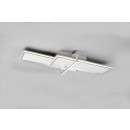 Trio 672110505 LED prisadené stropné svietidlo Charleston 1x21W + 12W | 2600lm + 1600lm | 3000K - hliník
