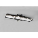 Trio 672110542 LED prisadené stropné svietidlo Charleston 1x21W + 12W | 2600lm + 1600lm | 3000K - antracit
