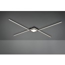 Trio 674410342 LED stropnica Oxford 1x27W | 3000lm | 3000K | IP20 - 3 fázové stmievanie, čierna
