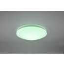 Trio 680214800 LED stropné svietidlo Frodeno 1x18,5W | 1900lm | 4000K | IP44 | RGB - stmievateľné, diaľkové ovládanie, hviezdny efekt, biela